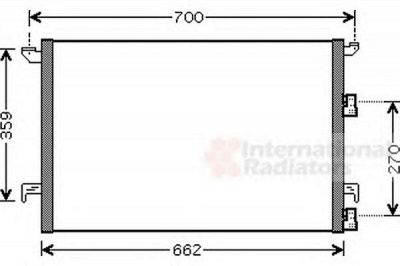 VAN WEZEL 47005058 -  Конденсатор, кондиционер